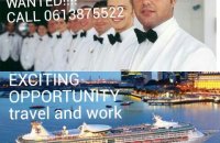 Travel and Tourism cruise ship marketing staff required