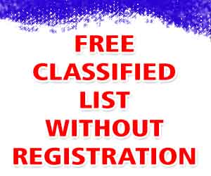 Free classified ads without registration